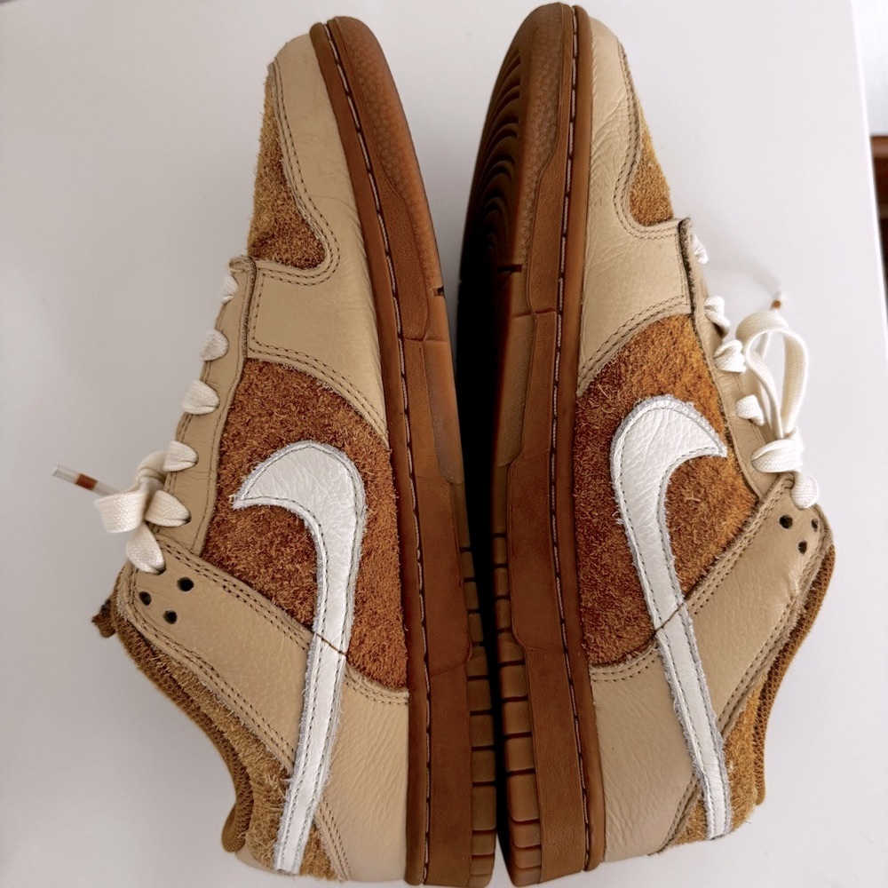 Nike Dunk Low Retro Waffle Wheat Coconut DS Sneaker size 10 women 8.5 Men’s - Picture 5 of 8